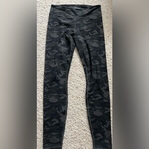 Fabletics Black Camouflage Leggings